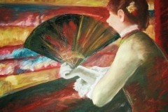 Theater (after Mary Cassat) Savannah C., age 11